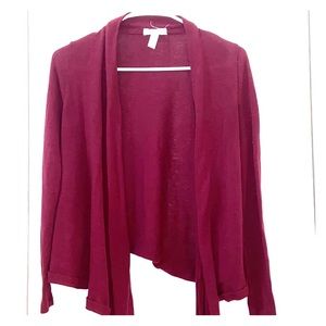 Maroon Cardigan